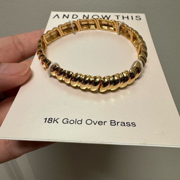 And Now This 18K Gold Over Brass Bracelet - Picture 2 of 3